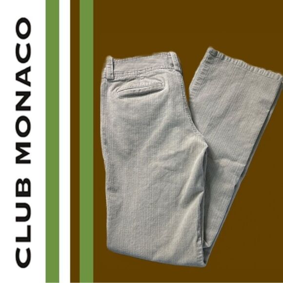 Club Monaco Women’s Boot Cut Light Tan Corduroys - Size 4 - Picture 2 of 2